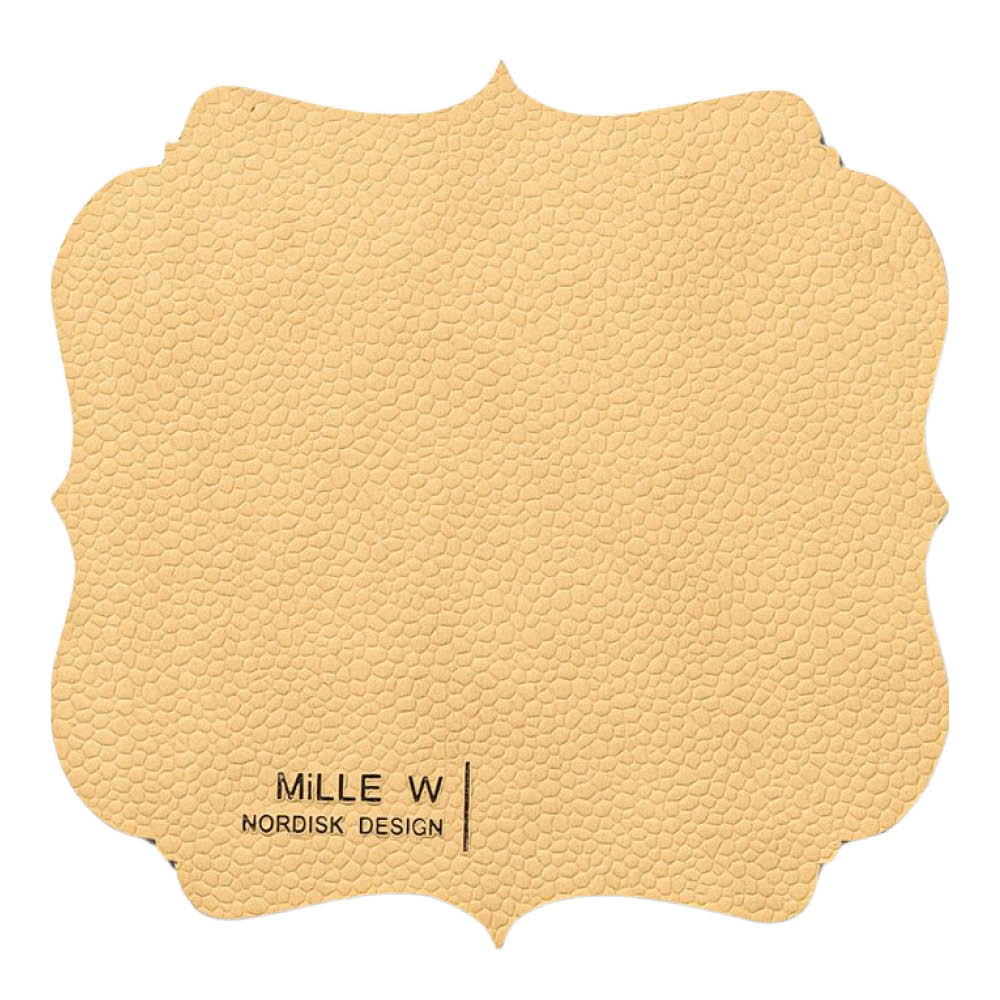 MiLLE W NORDISK DESIGN - Vintage Lasinalunen 12x12 cm Beige