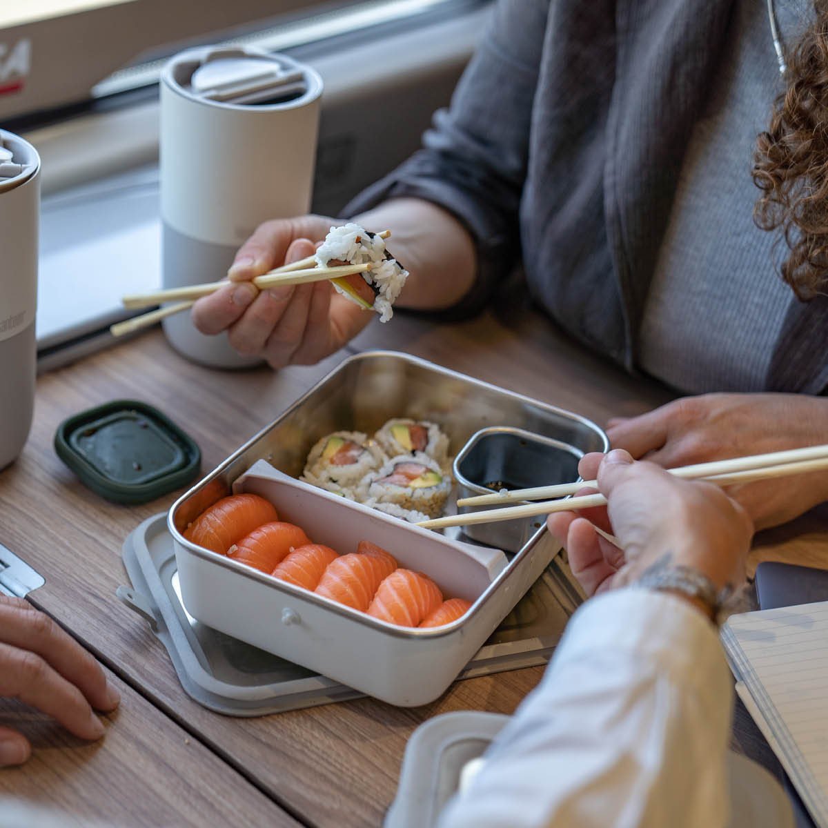 Klean Kanteen Rise Tumbler 47 cl med fliplock Tofu