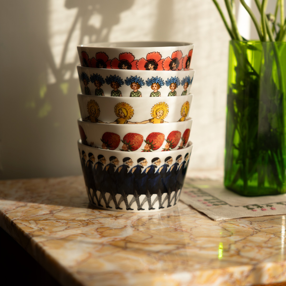 Design House Stockholm Elsa Beskow Skål 50 cl Vallmo