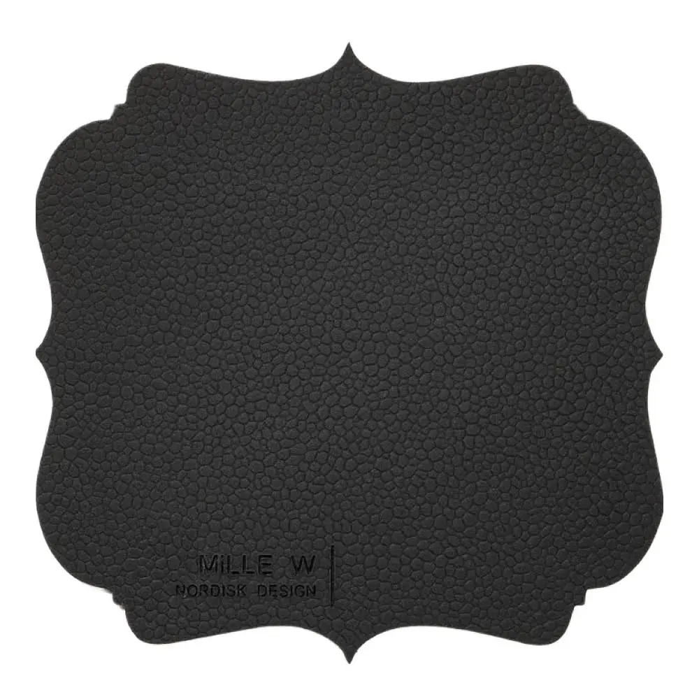 Vintage Lasinalunen 12x12 cm Musta