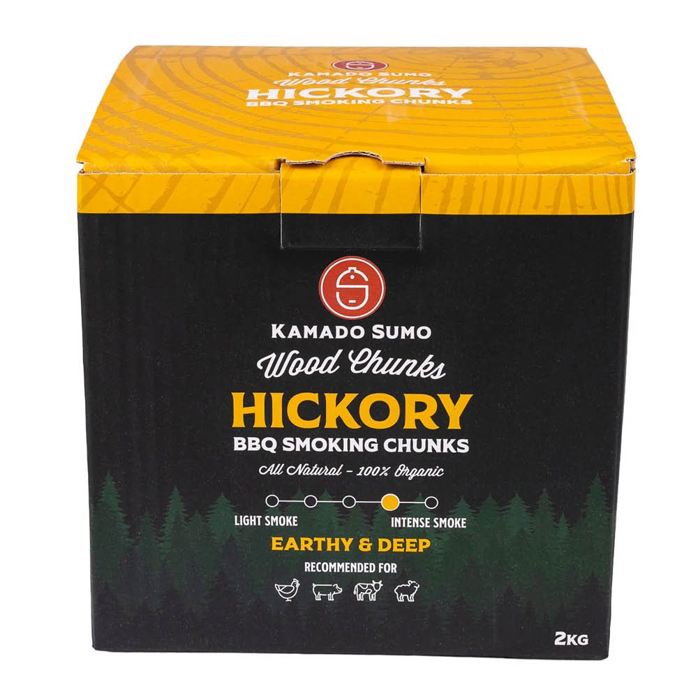 Kamado SUMO Hickory Wood Chunks røykeved 2 kg hickory