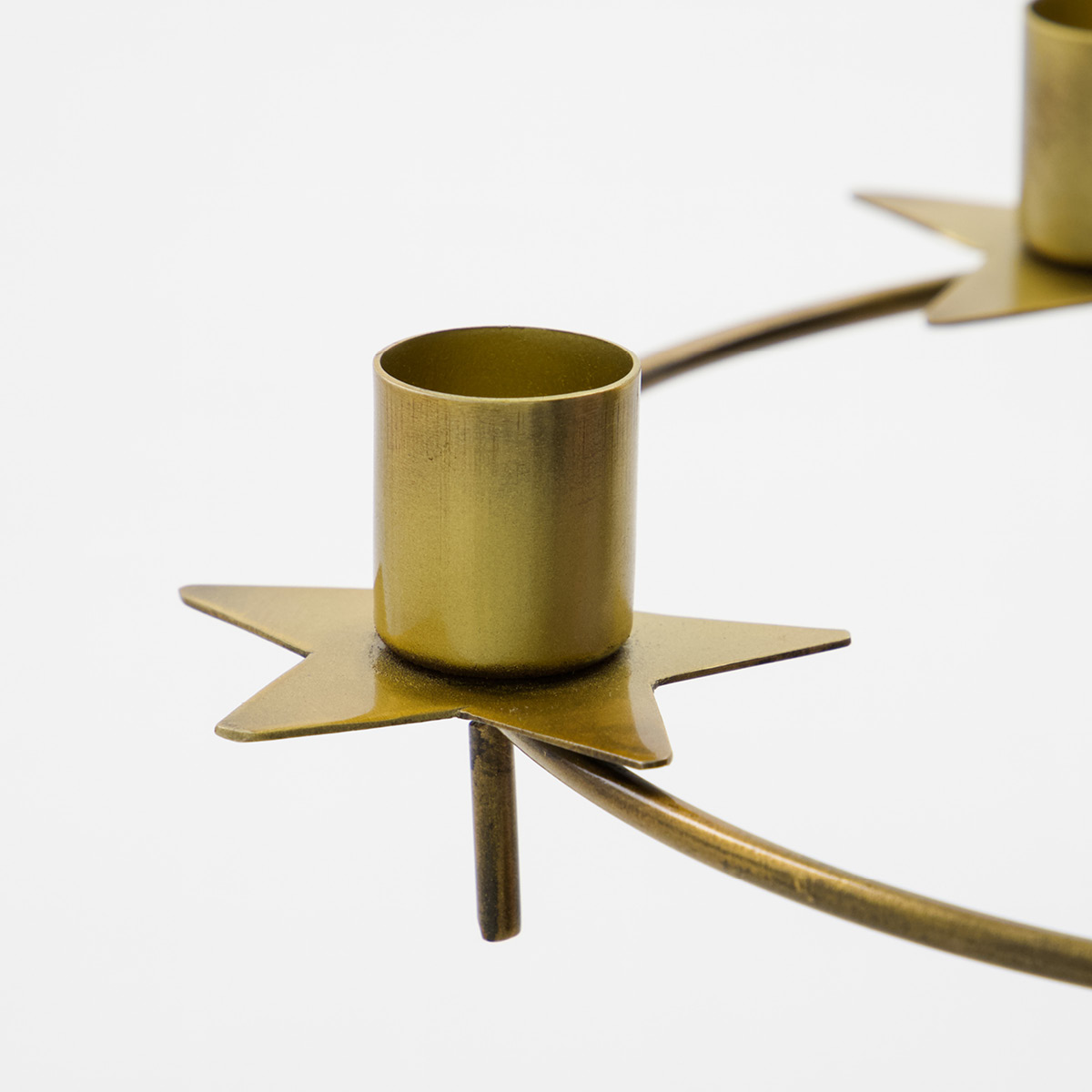 House Doctor Stage Kynttilänjalka 5x25 cm Antiikki messinki