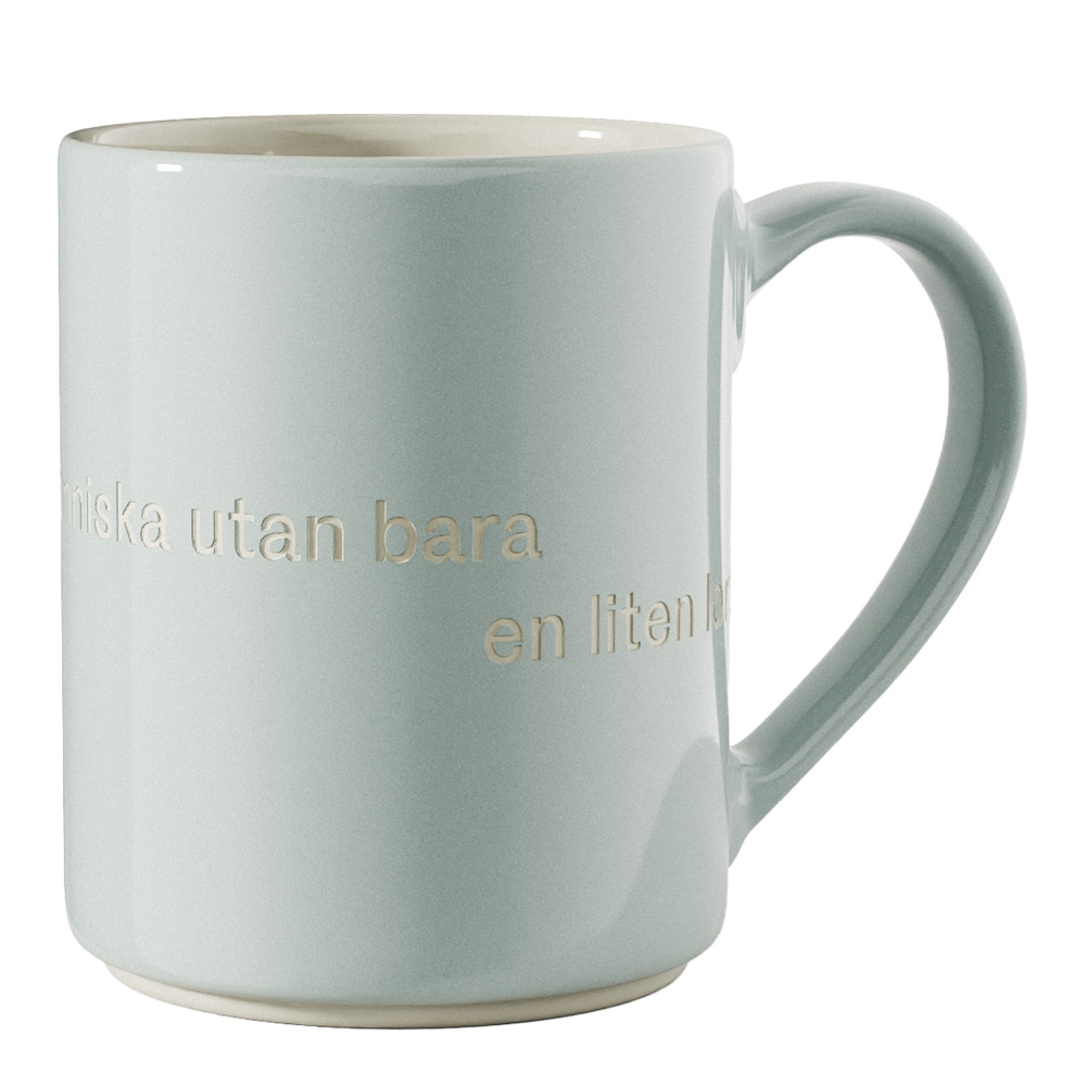 Design House Stockholm - Astrid Lindgren Muki, Annars är man ingen människa 35 cl Jäänsininen