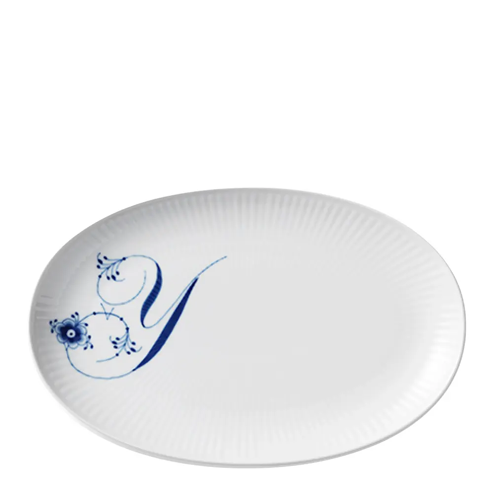Alphabet Collection Lautanen soikea 23 cm Y