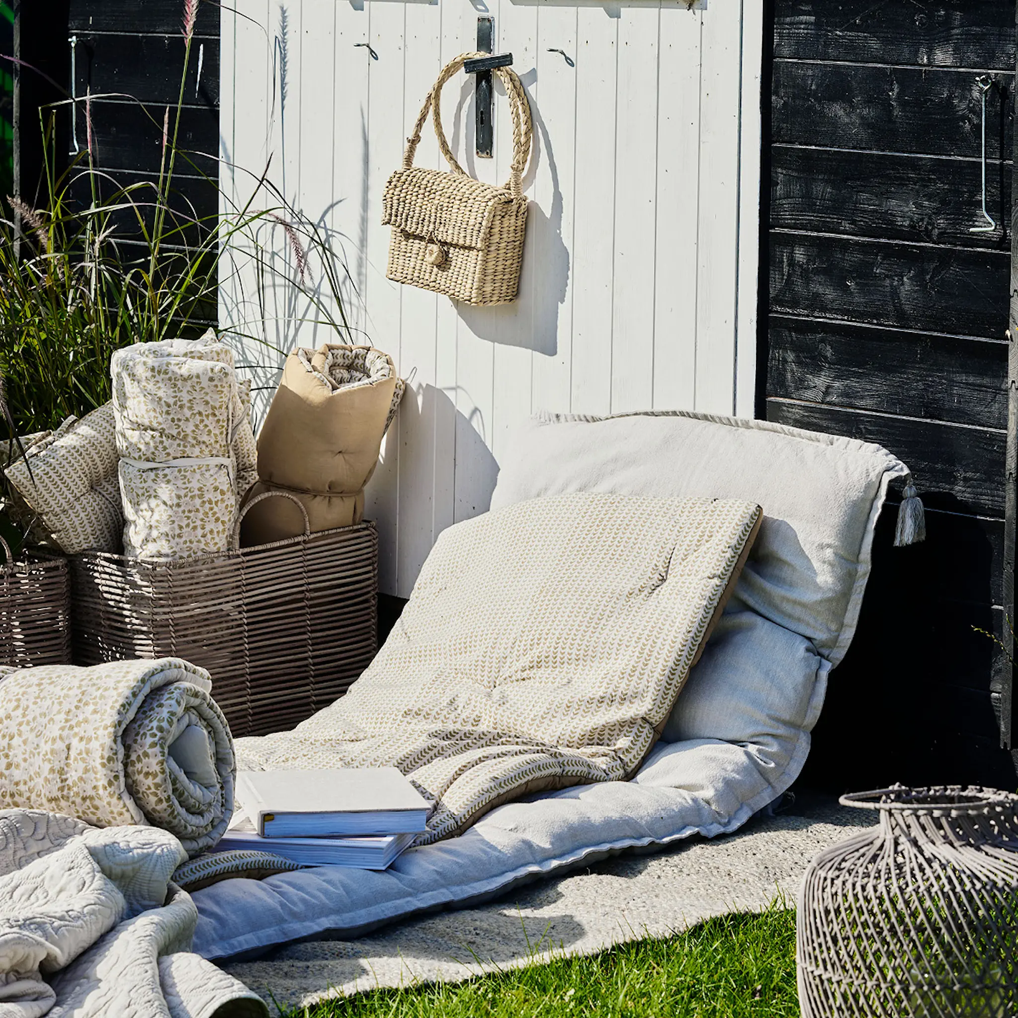 Lene Bjerre Ivenne sittdyna / madrass 120x60 cm ockra