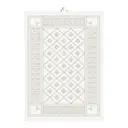 Åttebladrose handduk 50X70 cm beige