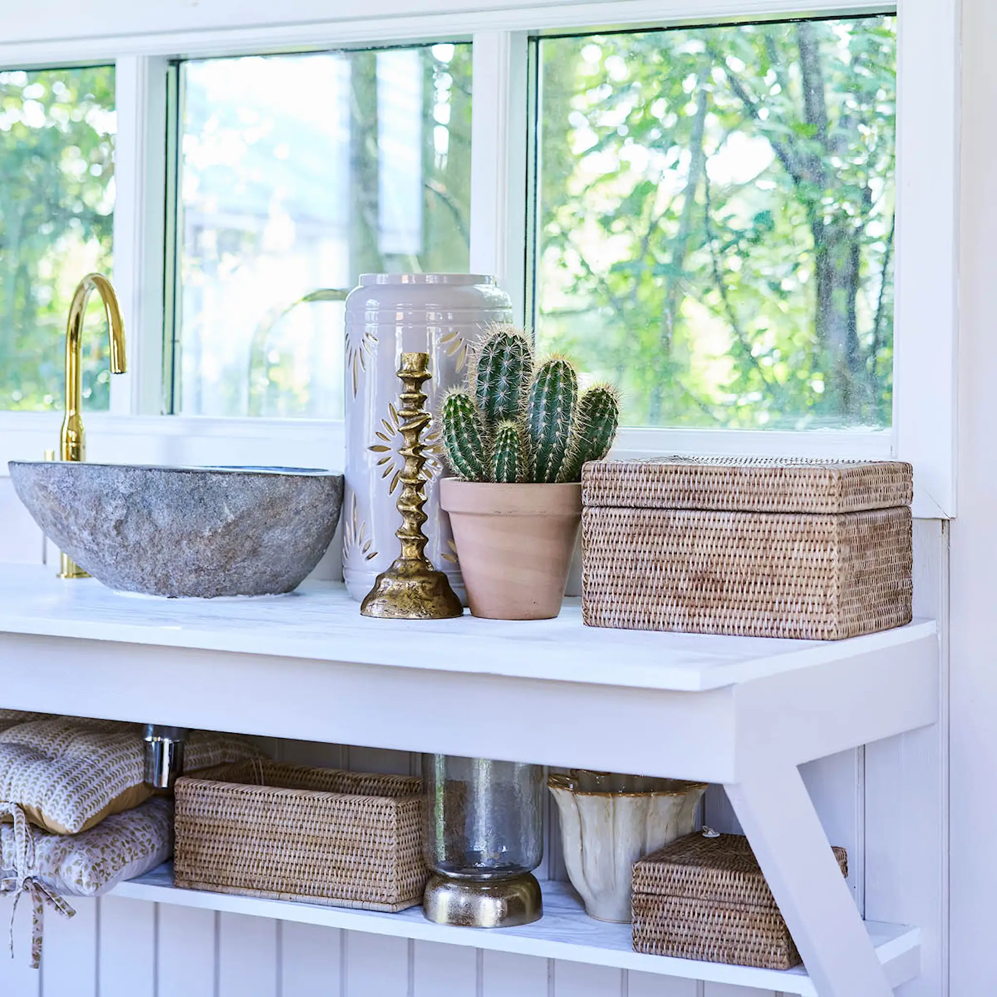 Lene Bjerre Norah förvaringslåda med lock 30x22 cm natur