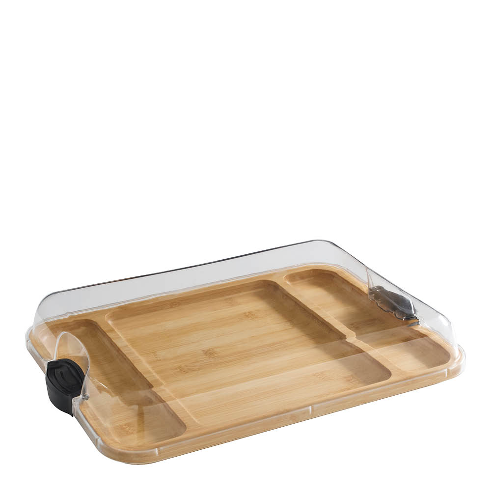 Farberware Build-a-Board Tarjoiluastia kannella 30,5x40,5 cm Kirkas/Bambu