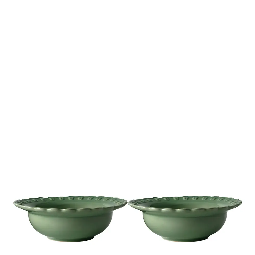 Tulipa Syvä lautanen 23 cm 2 kpl Verona Green