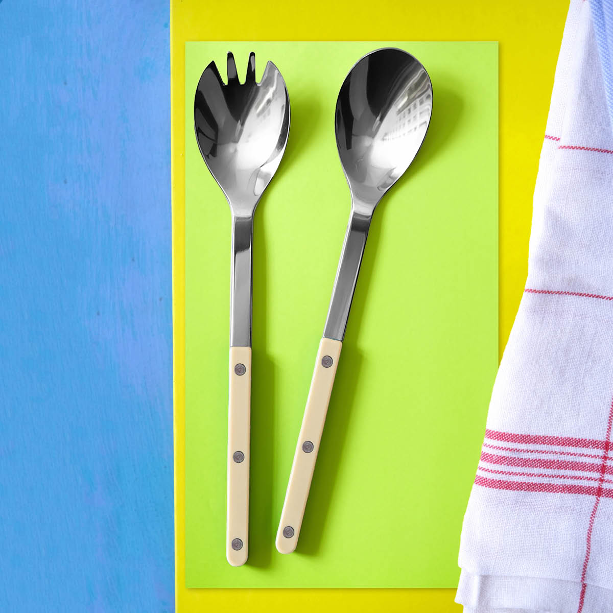 Sabre Bistrot salaattiottimet 26 cm 2 kpl Ivory