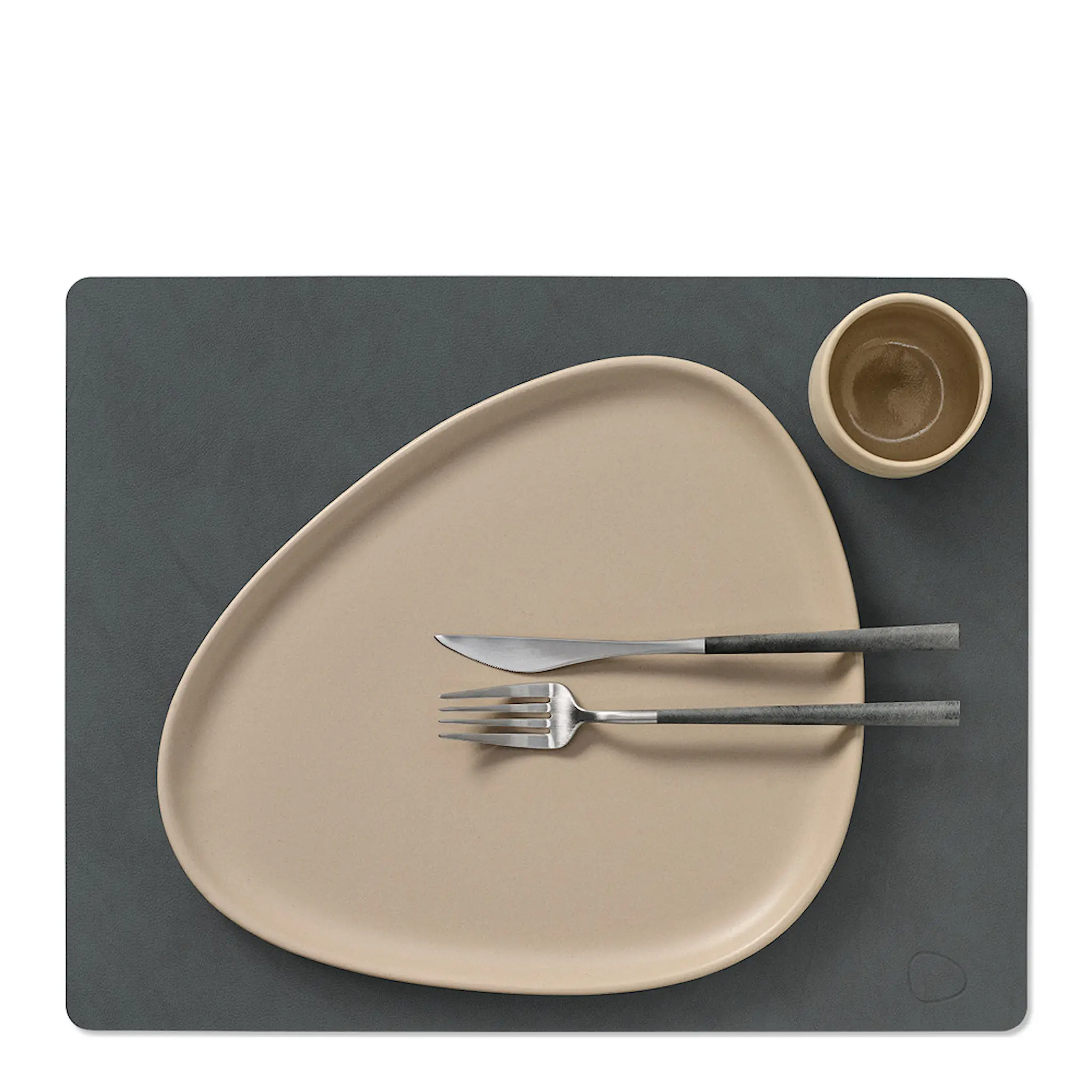 LIND DNA Nupo Square Tablett 35x45 cm Antracit