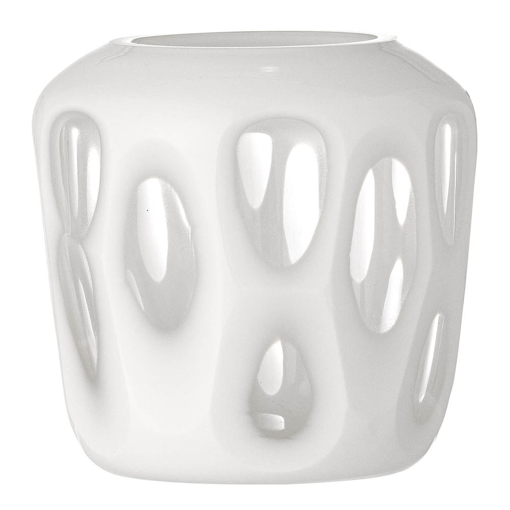 Bloomingville Rohan Kynttilälyhty 9x9 cm Valkoinen
