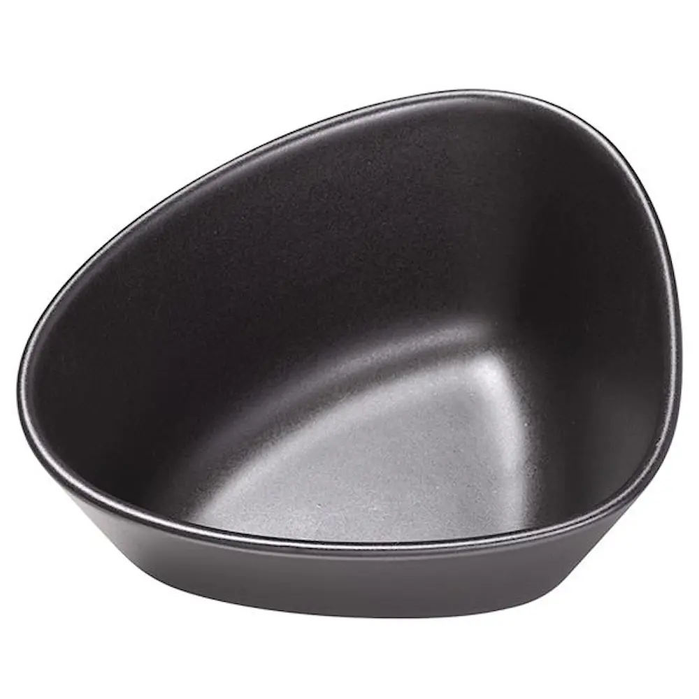 Curve Stoneware Kulho 22x20 cm Musta