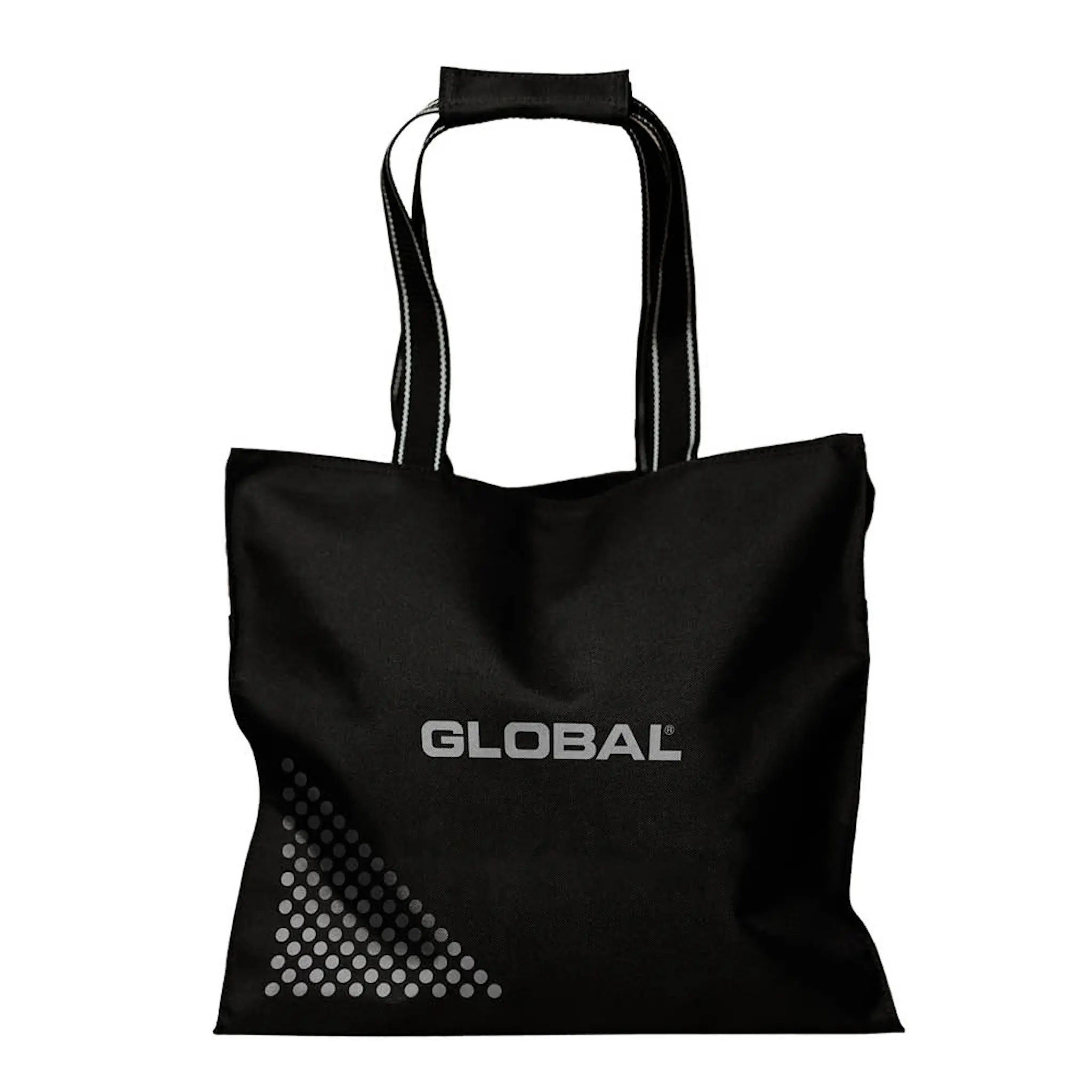 Global Classic Kangaskassi vetoketjulla 40x18 cm Musta