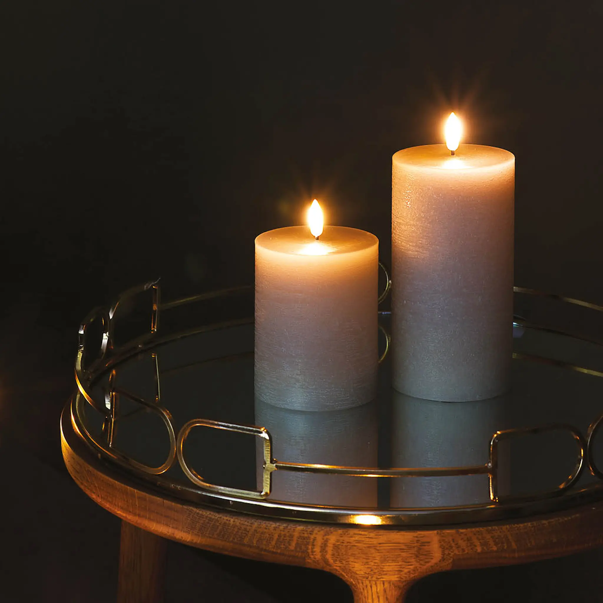 Uyuni Lighting Uyuni LED Pöytäkynttilä 15 cm Sand