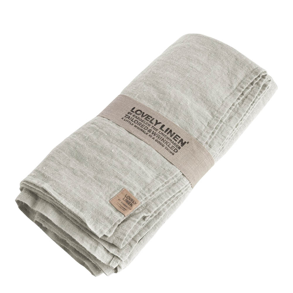 Lovely Linen Lovely pöytäliina pellava 145x380 cm Light Grey
