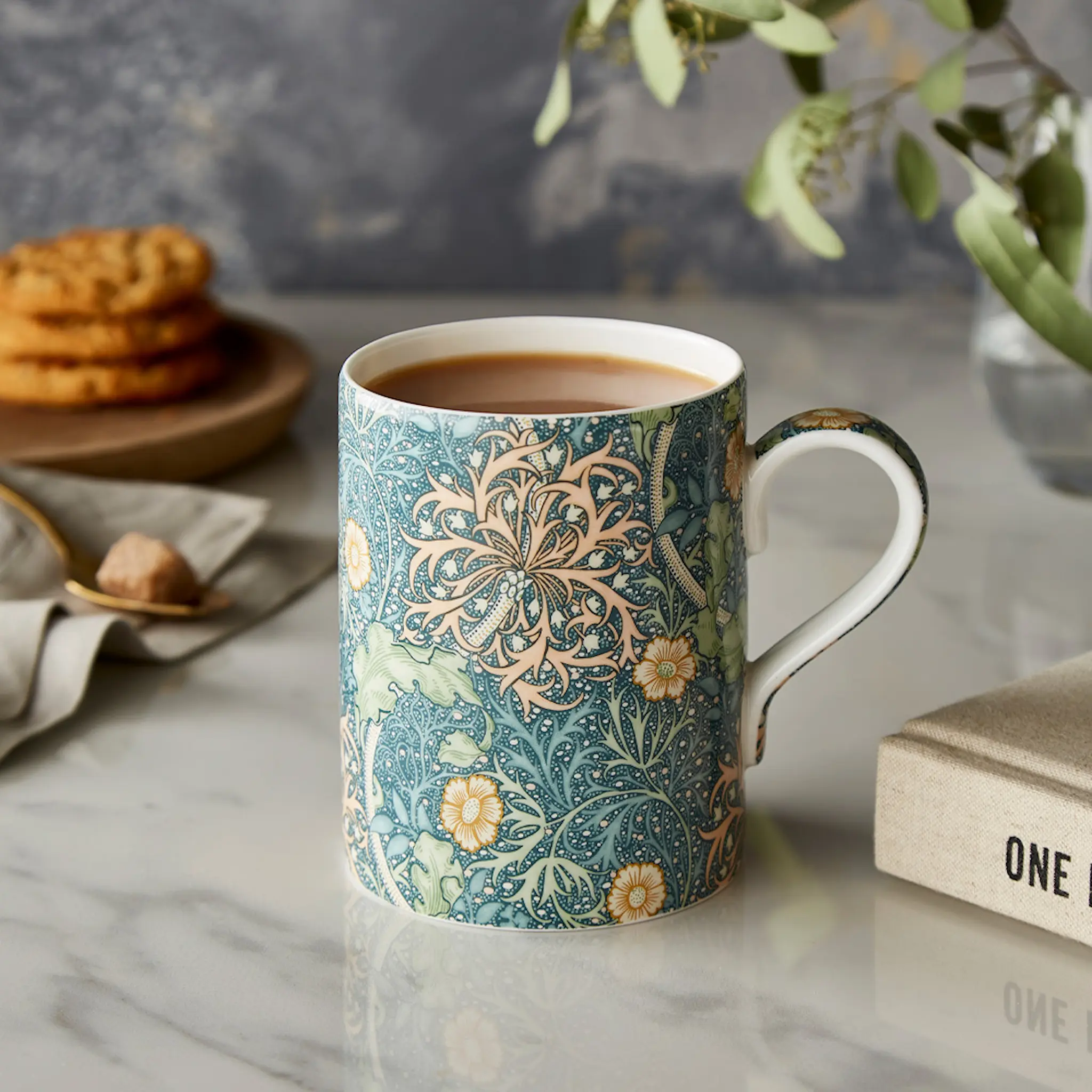 Spode Morris & Co mugg 34 cl Seaweed