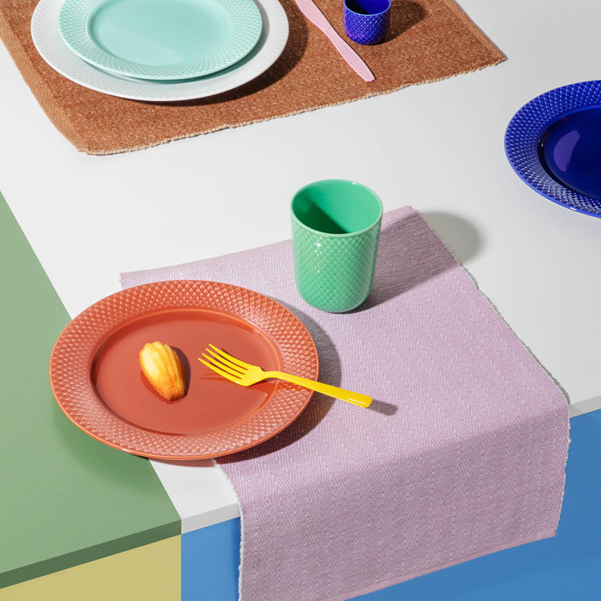 Lyngby Porcelæn Rhombe Color Muki 33 cl Vihreä