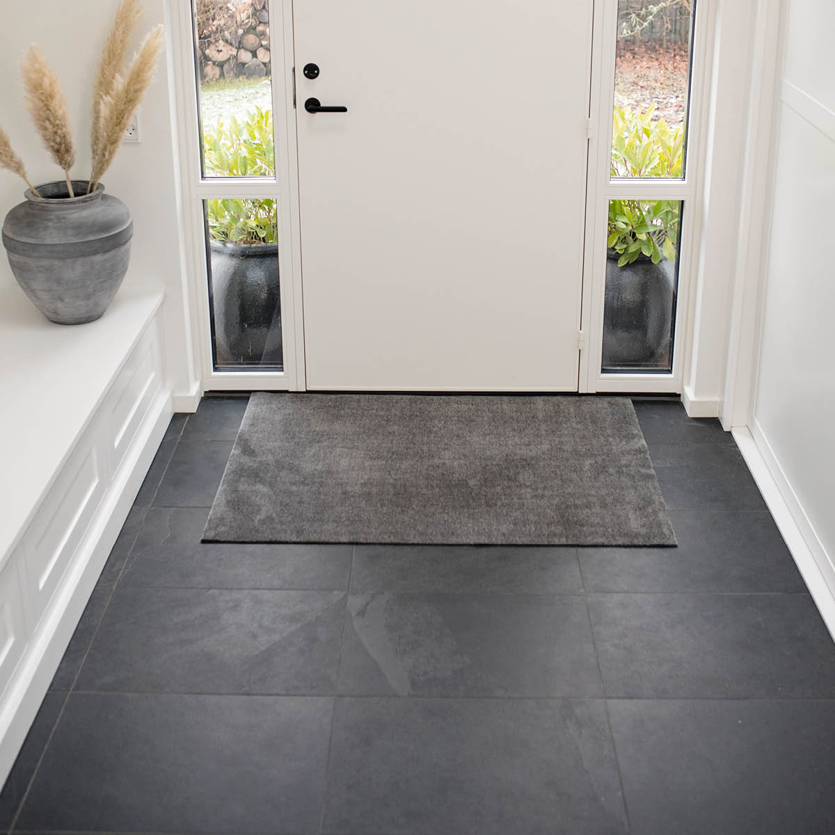 Tica Copenhagen Unicolor golvmatta 130x90 cm stålgrå