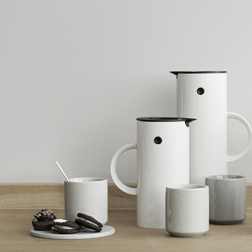 Stelton EM77 termokanne 0,5L hvit