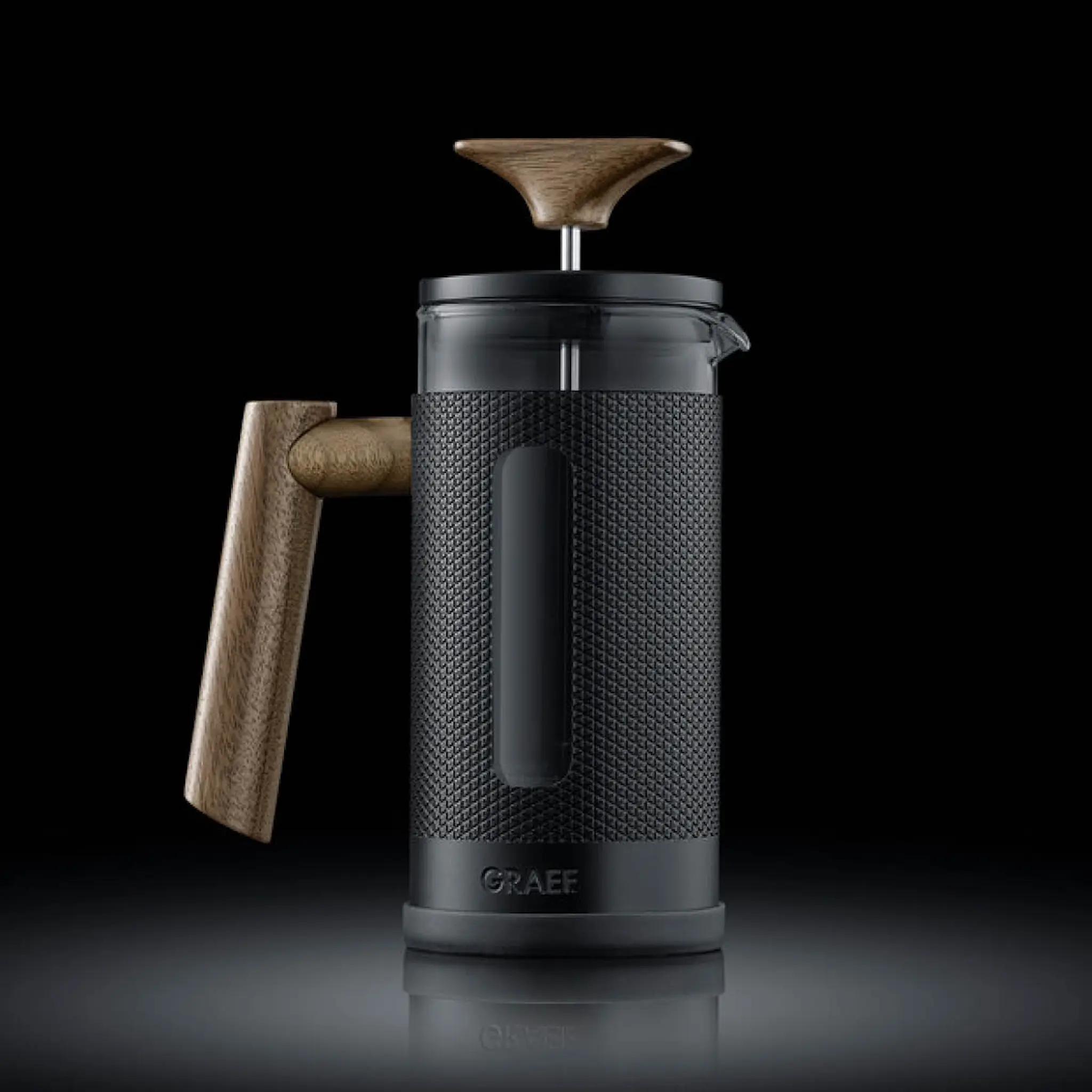 Graef Kaffepress MFP22 350 ml svart/trä