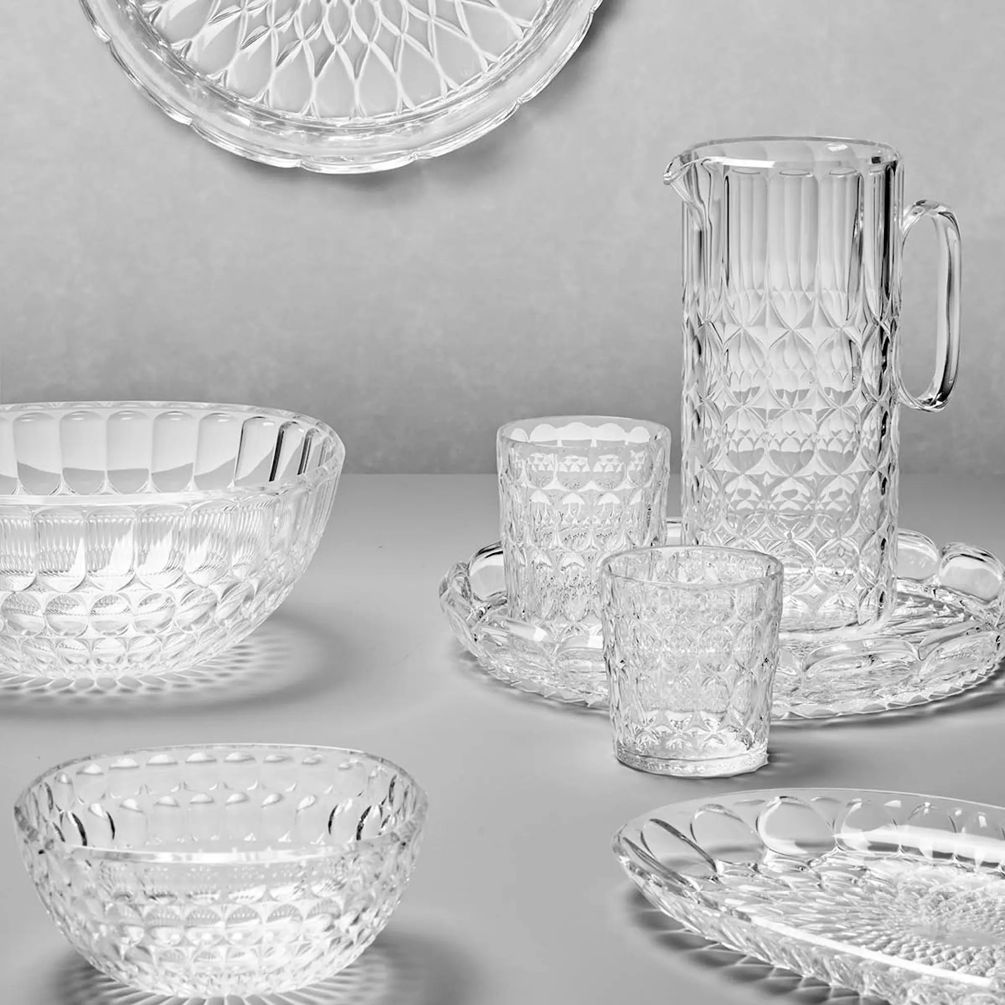 Guzzini Vanity tumbler låg 36 cl bioplast Mönster 1 Klar