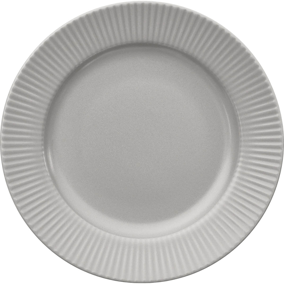 Aida Groovy tallerken 21 cm steintøy grå
