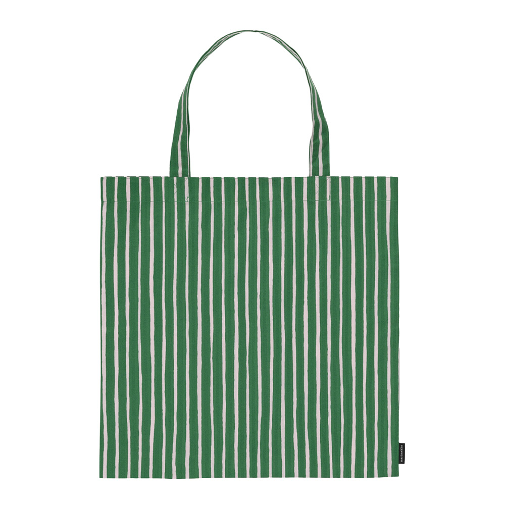 Marimekko - Piccolo Ostoskassi 44x43 cm Vihreä/Vaaleanpunainen