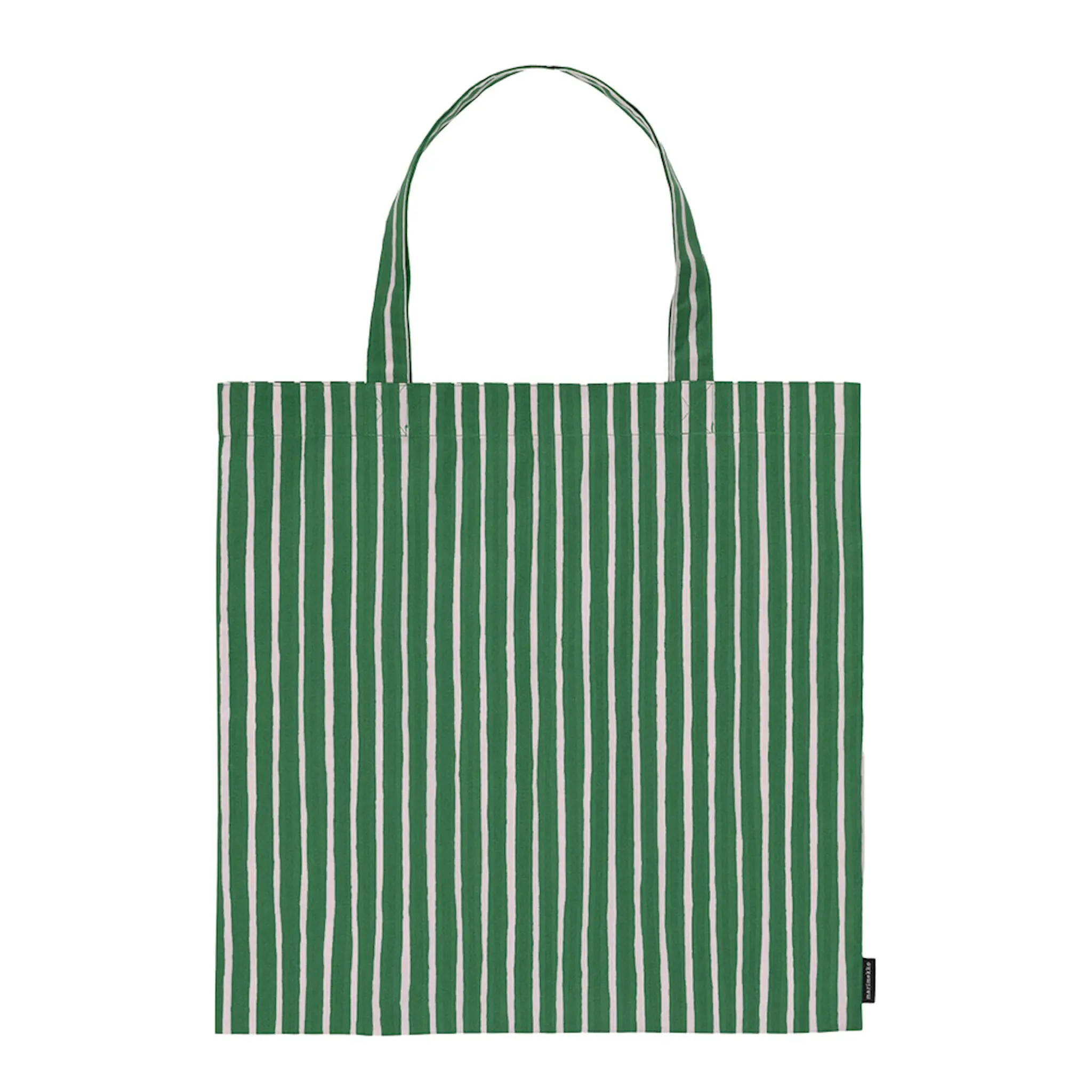 Marimekko Piccolo shoppingväska 44x43 cm grön/rosa