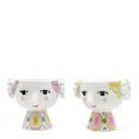 Eva Ljuslykta 6,5 cm 2-pack Gul/Lavendel