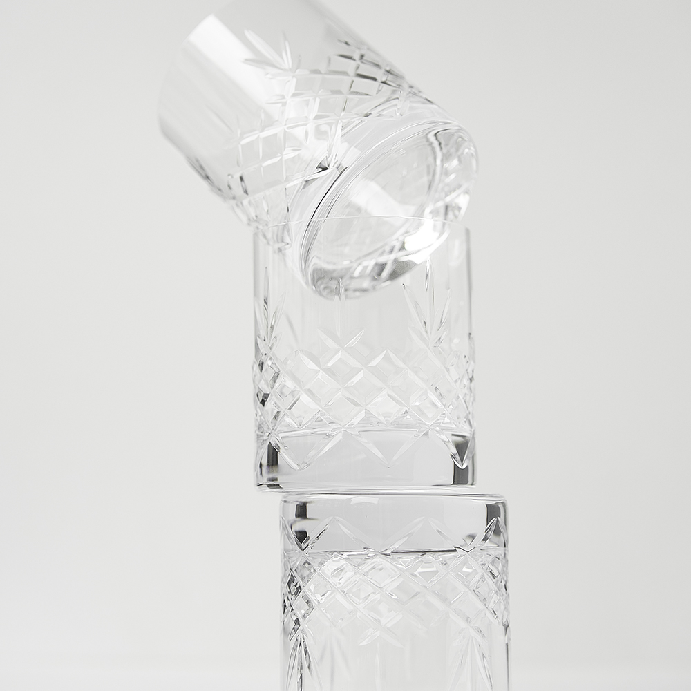 Frederik Bagger Crispy Lowball Lasi 38 cl 2 kpl Kirkas