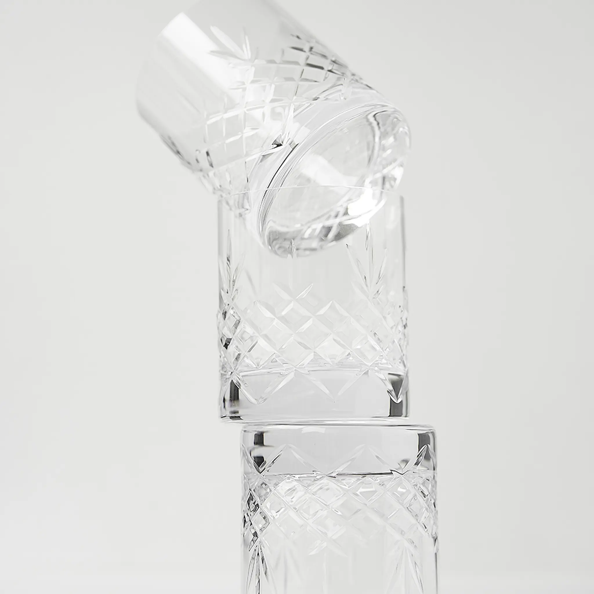 Frederik Bagger Crispy Lowball Lasi 38 cl 2 kpl Kirkas