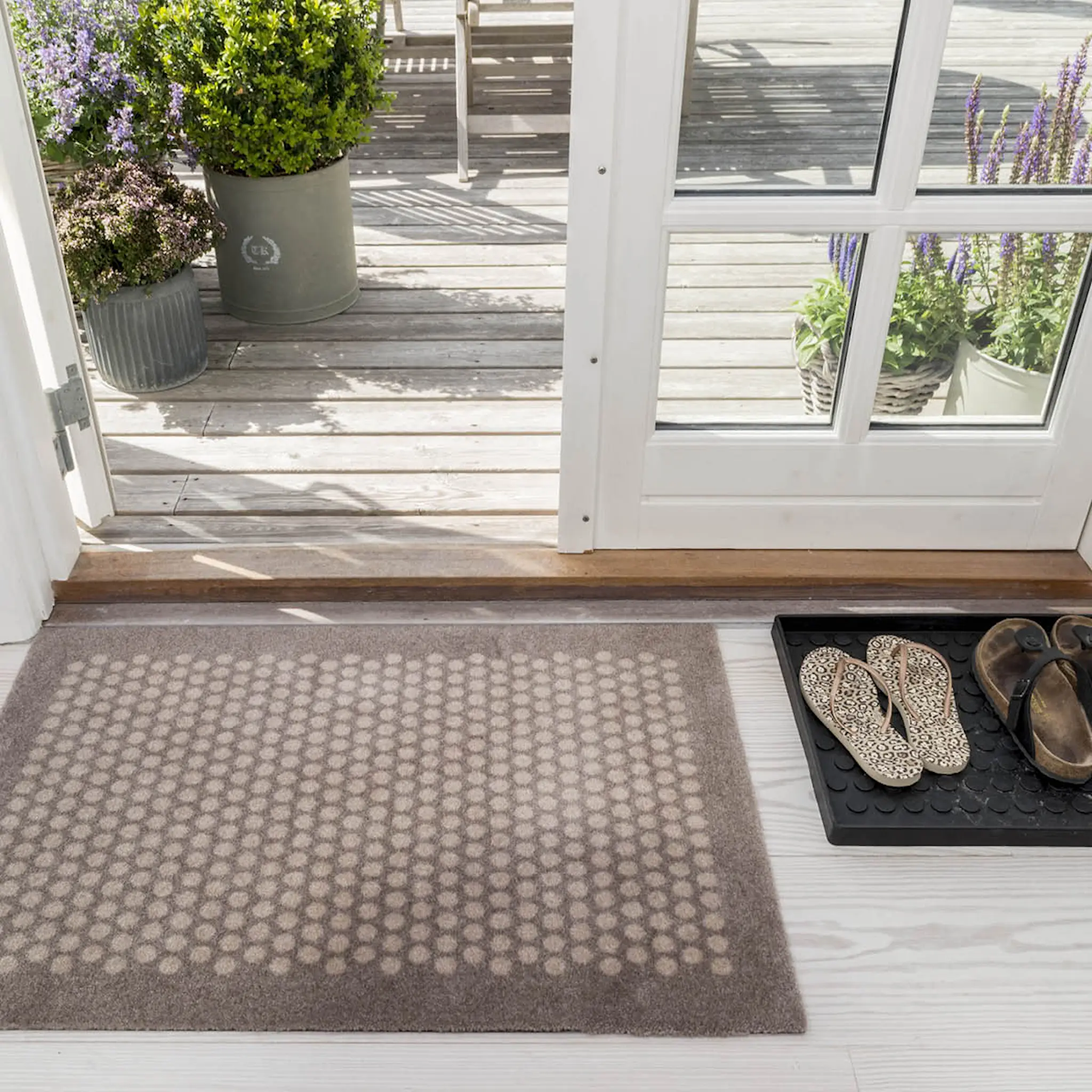 Tica Copenhagen Dot golvmatta 90x60 cm sand/beige