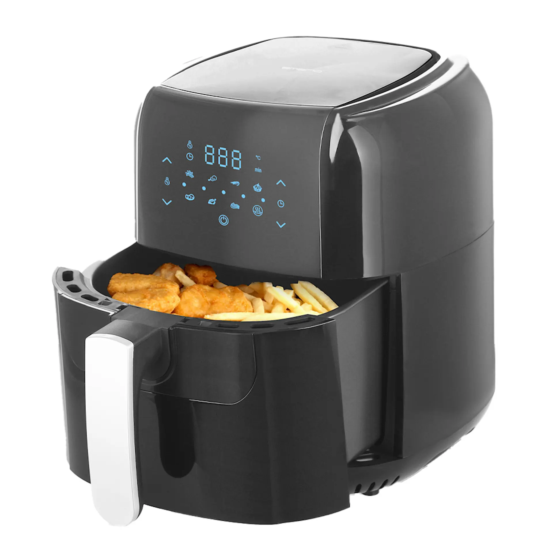 5.5l EMERIO Smart Fryer 5,5 liter Svart - Cervera