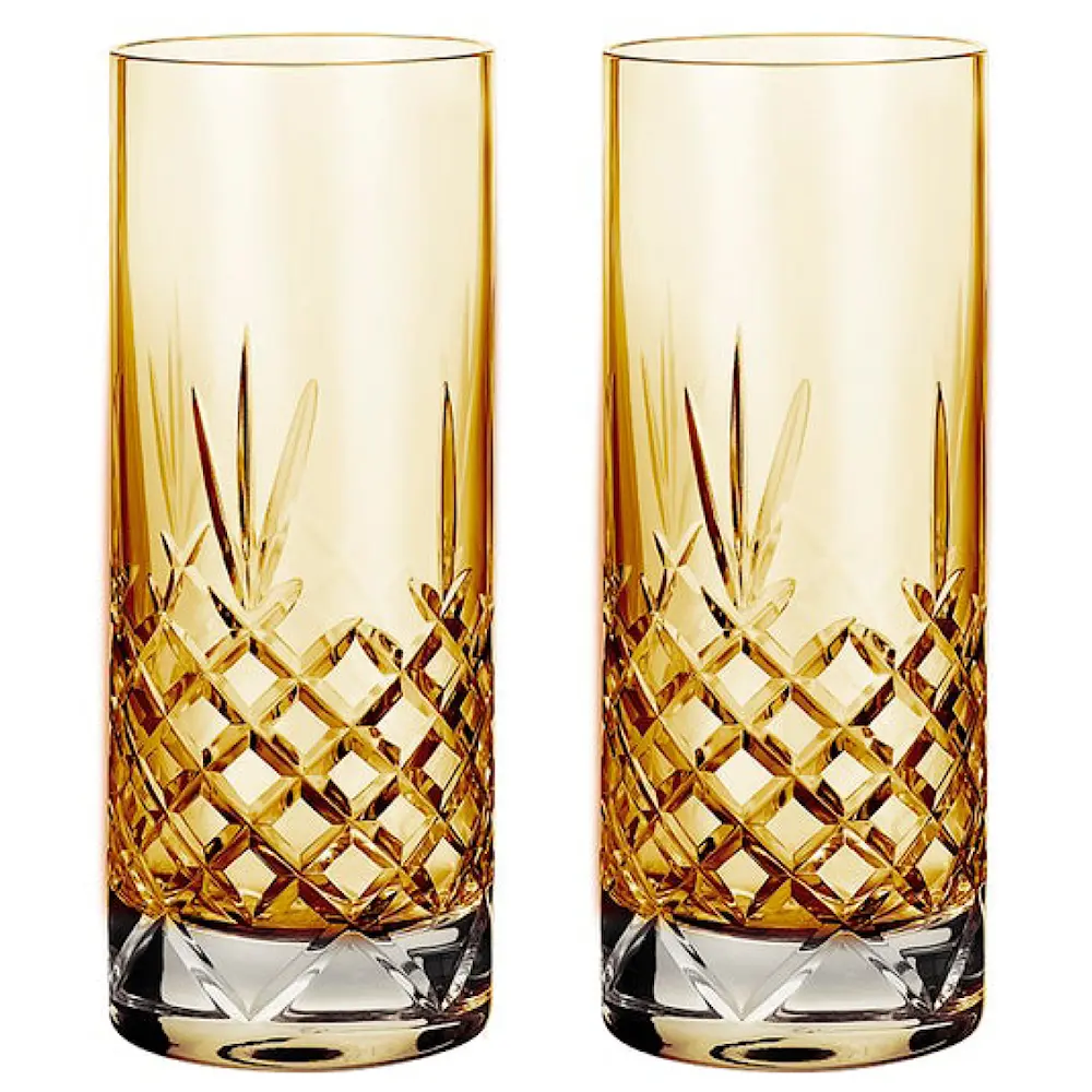 Crispy Highball Lasi 37 cl 2 kpl Citrine