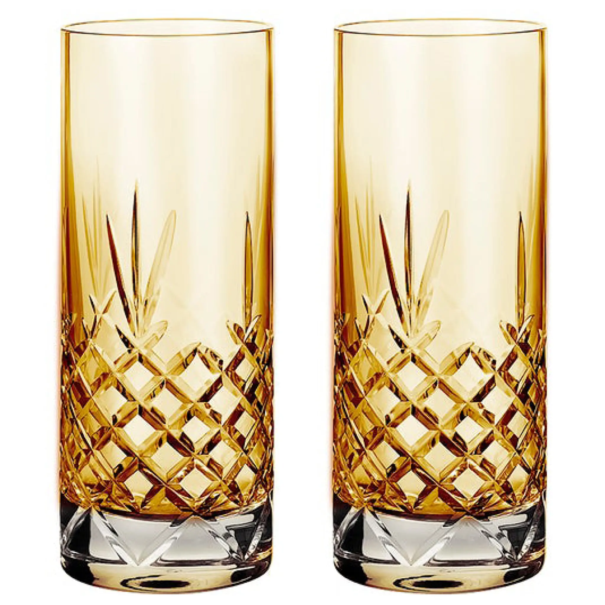 Frederik Bagger Crispy Highballglas 37 cl 2-pack Citrine