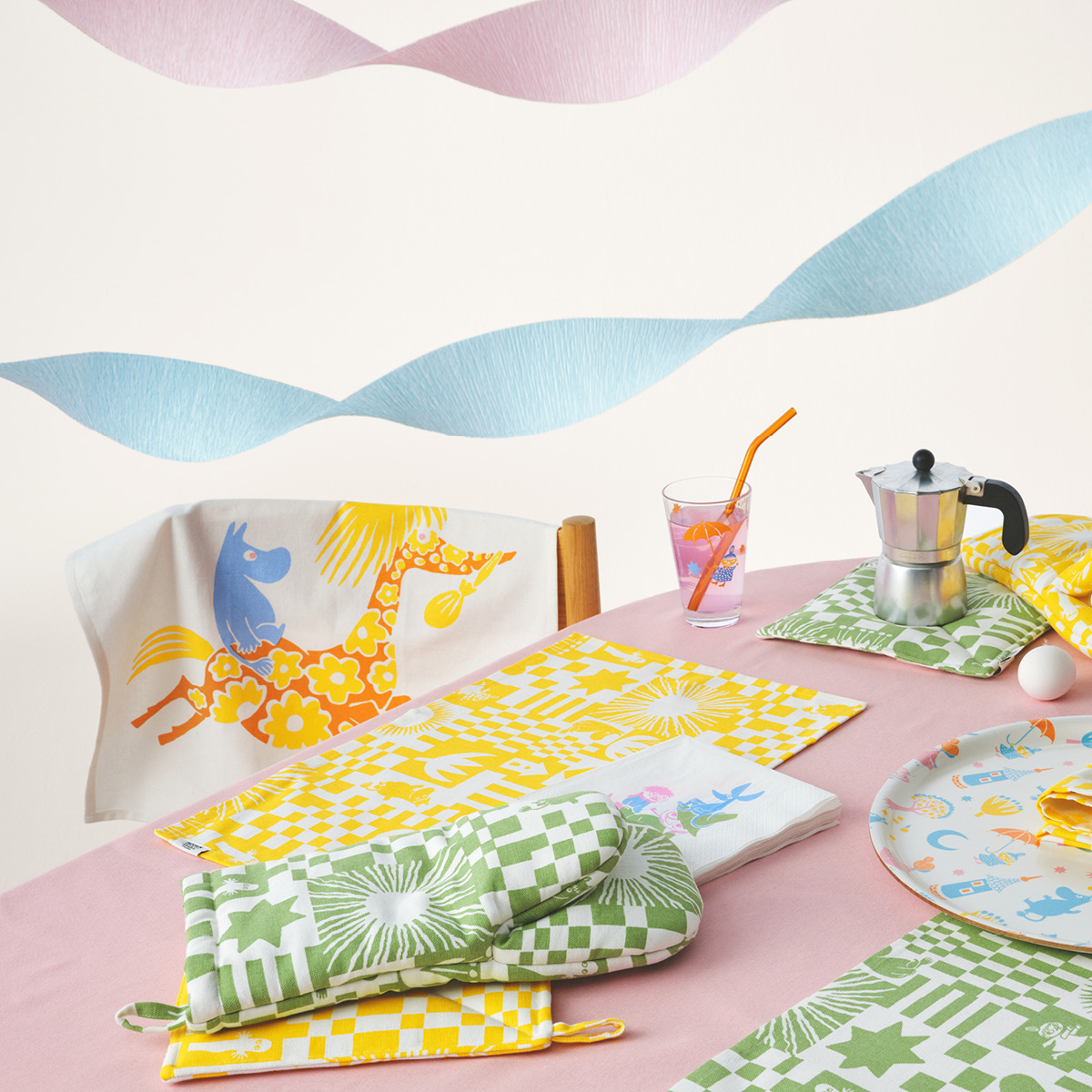 Moomin Arabia Mummi Fest grytevott 33x16 cm grønn