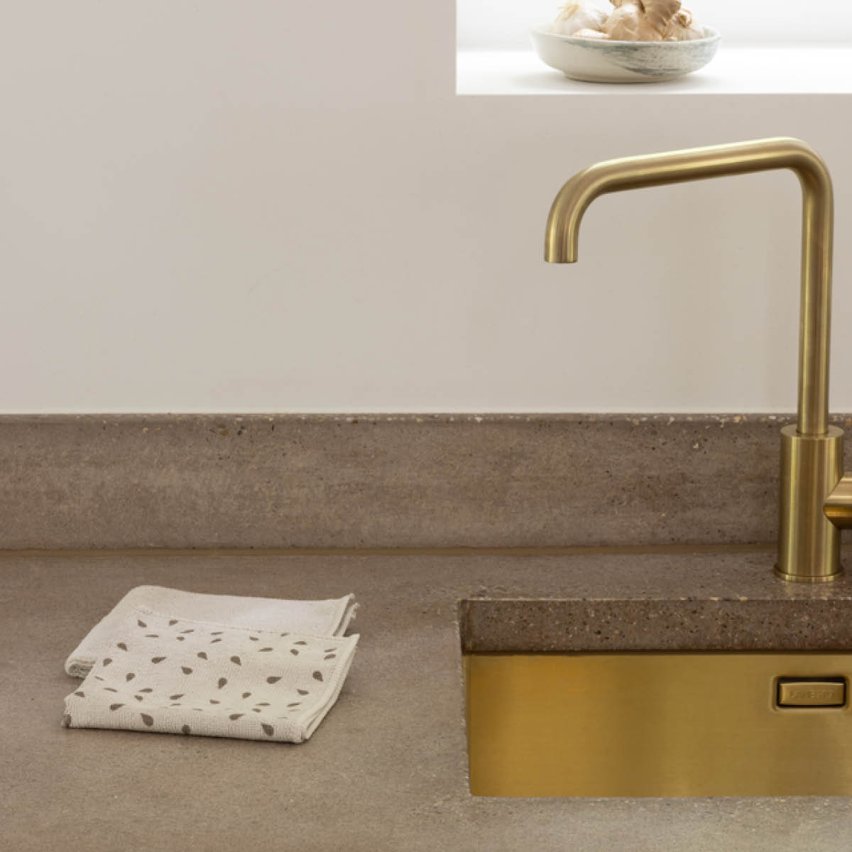 Brabantia SinkSide disktrasa mikrofiber 30x30 cm 2-pack soft beige