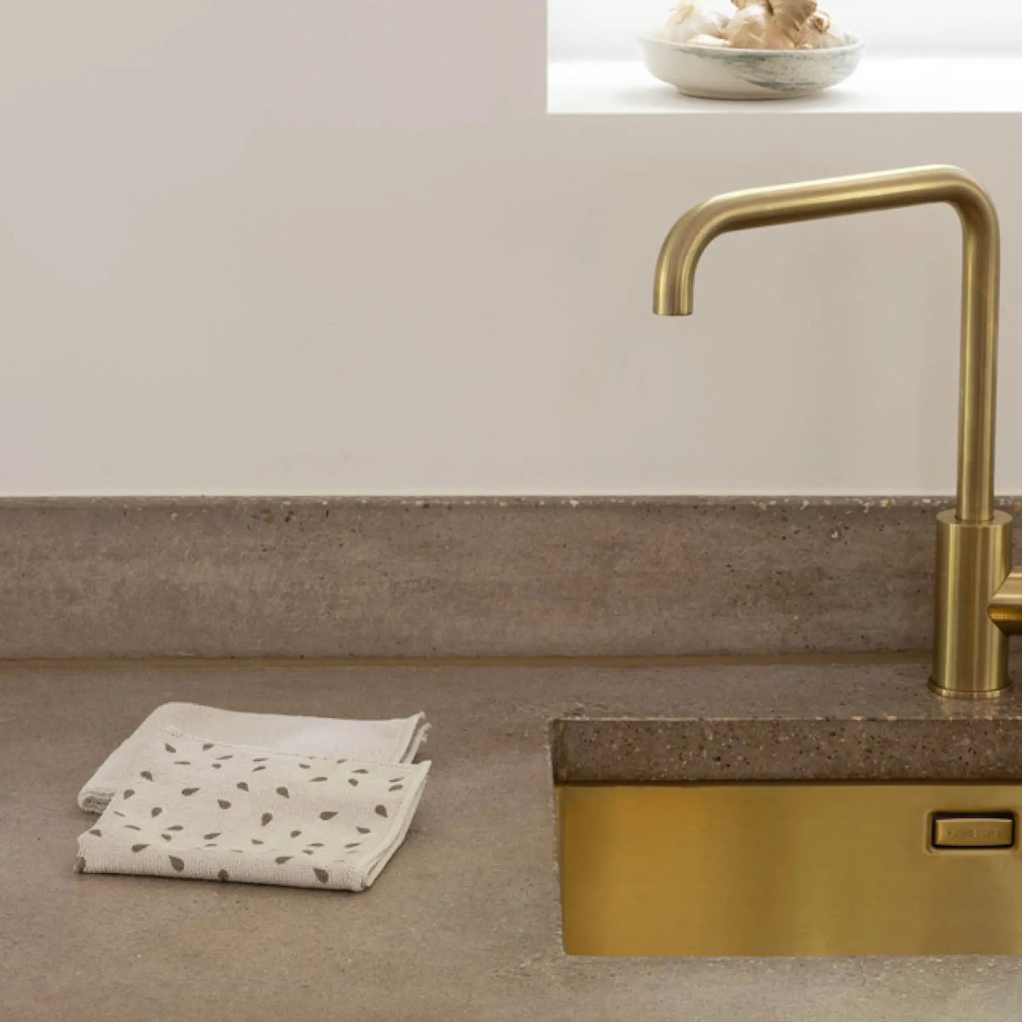 Brabantia SinkSide disktrasa mikrofiber 30x30 cm 2-pack soft beige