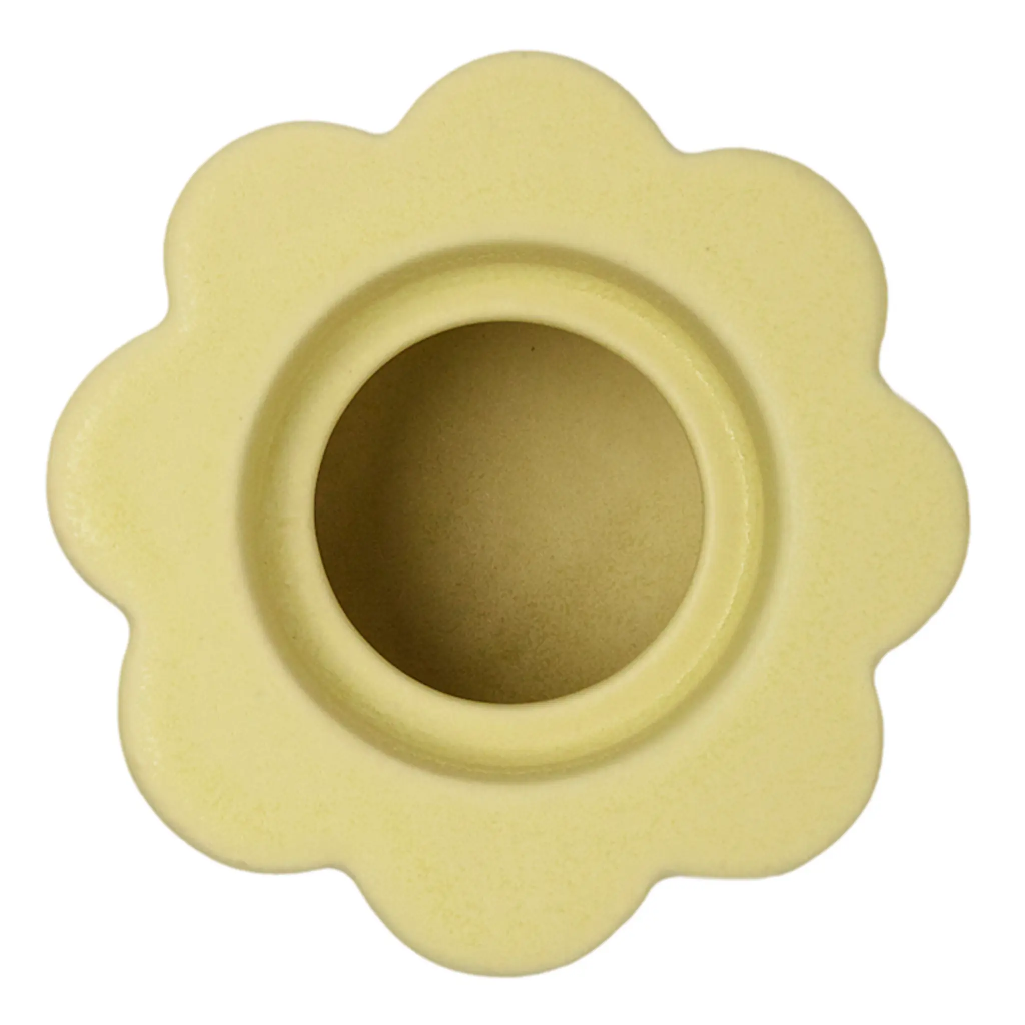PotteryJo Birgit Vas/Ljusstake 5 cm Pale Yellow