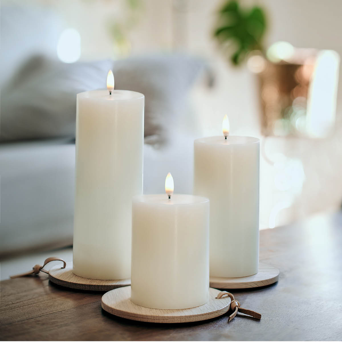 Uyuni Lighting LED-lys 20x7,8 cm ivory