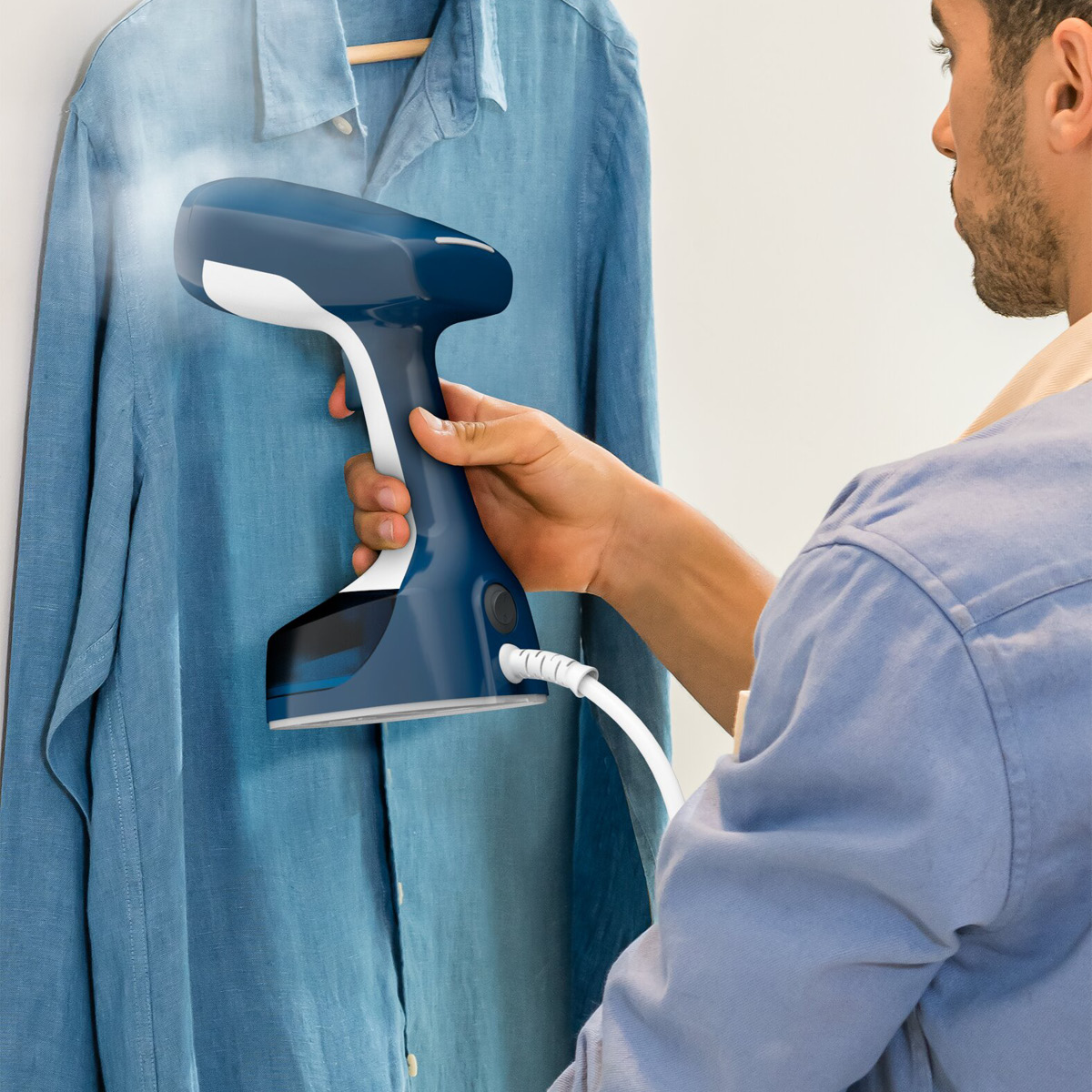 Tefal Access Steam Easy Vaatehöyrystin DT7130E1 Sininen/Valkoinen