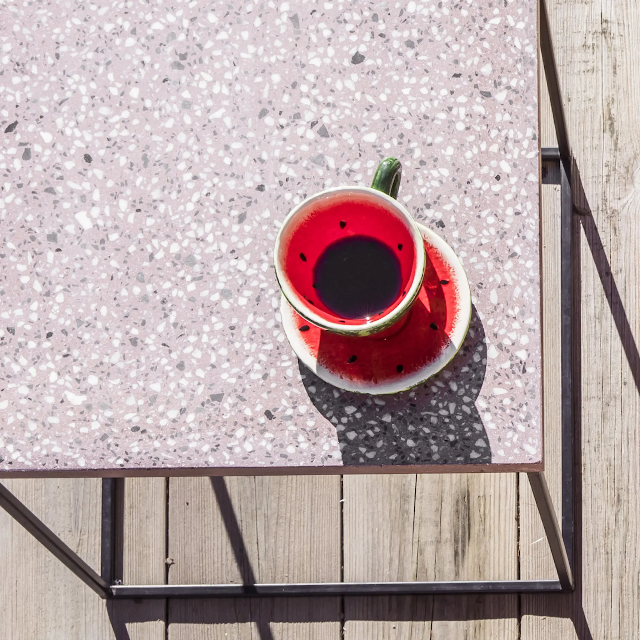 ByOn Fruity Kuppi ja aluslautanen 27 cl Vesimeloni