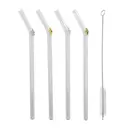 Fun sugrör 20 cm 4-pack blomma