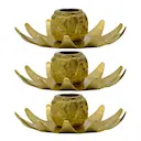 Starry ljusstake i järn 3-pack antik mässing