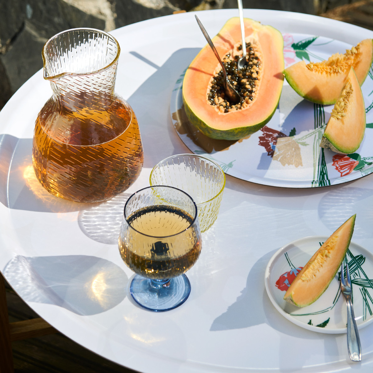 Marimekko Puutarhakutsut bricka 31 cm multi