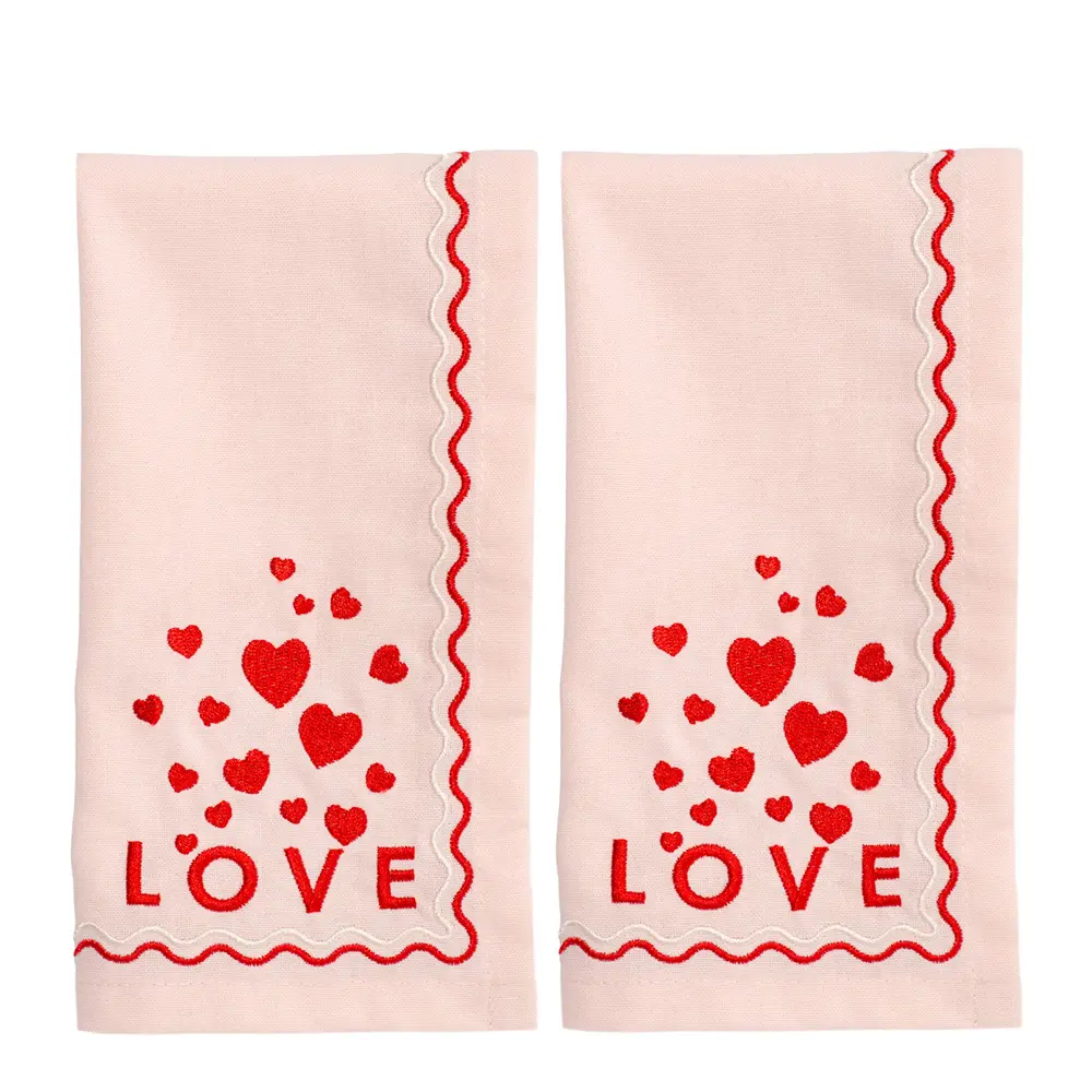 Summer Party Servetti Love 45 cm 2 kpl Soft pink