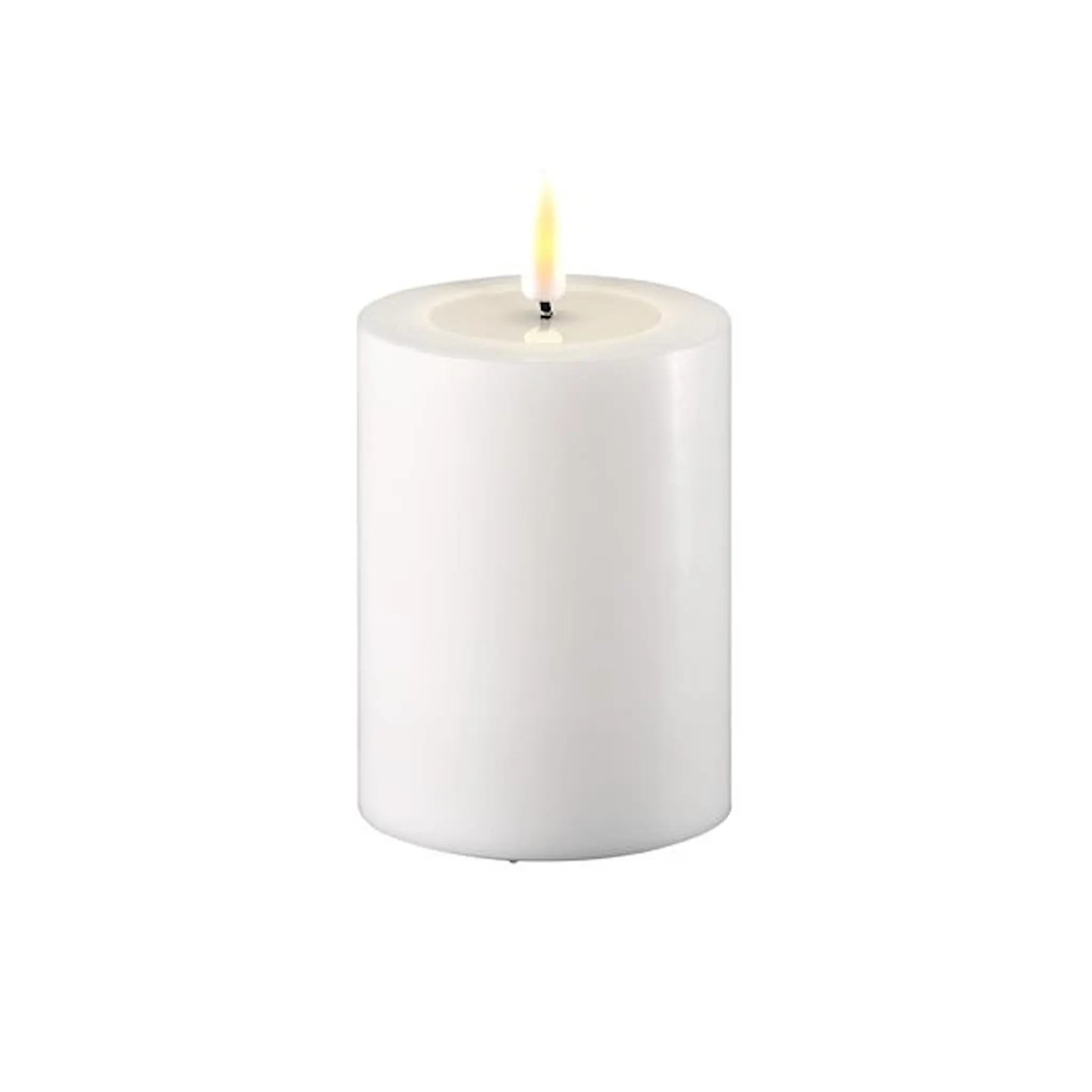 DeluxeHomeart Blockljus LED 7,5x10 cm vit