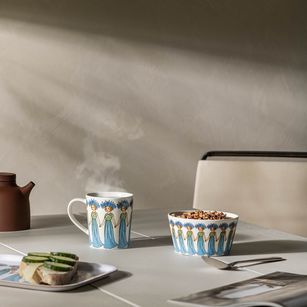 Design House Stockholm Beskow kopp 40 cl kornblom