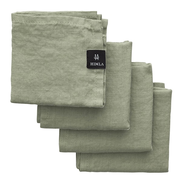 Sunshine servett linne 45x45 cm 4-pack sage